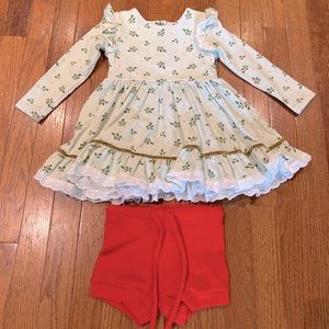 Love + Grow Christmas Dress and Shorts
